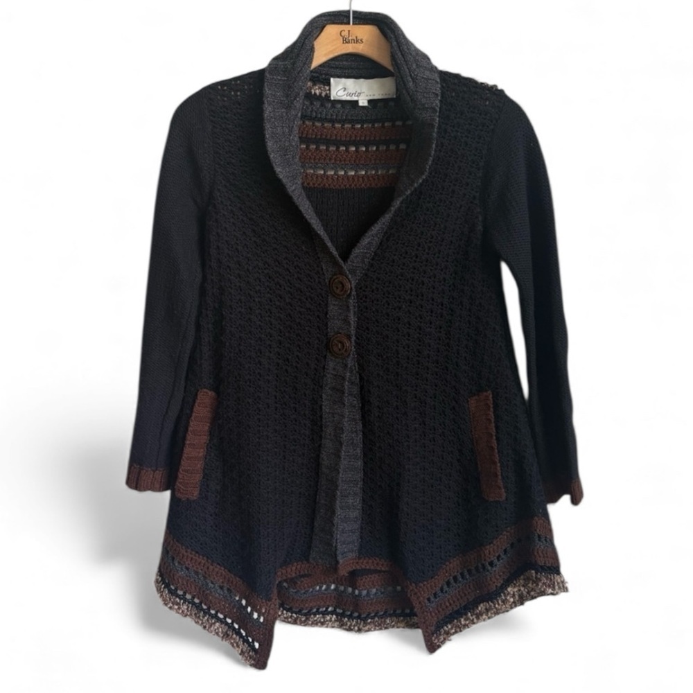 Curio New York Cardigan Sweater Small